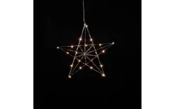 Line Metallstjärna LED 38cm Krom