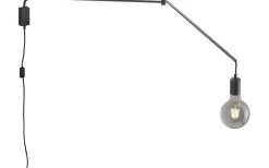Line Vägglampa E27 mattsvart