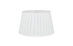 Plisserade Lampskärmar<Hallbergs Linero Lampskärm Plisserad Ø20cm Vit