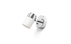 Rendl Linn I Vägglampa Krom/Opal IP44* Badrumslampor Vägg