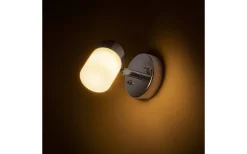 Rendl Linn I Vägglampa Krom/Opal IP44* Badrumslampor Vägg