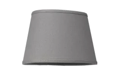 Enfärgade Runda Lampskärmar<Cottex Linne Lampskärm Ø21cm Grå