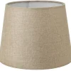 Enfärgade Runda Lampskärmar<Oriva Linne Lampskärm Ø20cm Natur