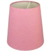 Enfärgade Runda Lampskärmar<Oriva Linne Lampskärm Ø17cm Rosa