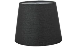 Enfärgade Runda Lampskärmar<Oriva Linne Lampskärm Ø16cm Svart