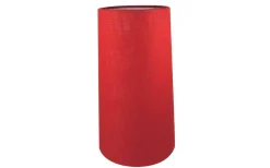 Cylinder Lampskärmar<Oriva Linne Lampskärm Cylinder Ø16cm Röd