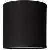 Linne Lampskärm Cylinder Ø25cm Svart