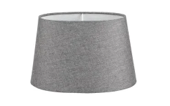 Oriva Linne Lampskärm Oval 28cm Grå* Ovala Lampskärmar
