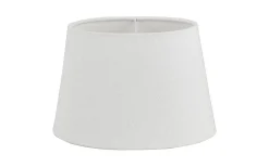 Ovala Lampskärmar<Oriva Linne Lampskärm Oval 22cm Vit