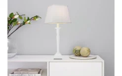 Cottex Linne Lampskärm Rektangulär 23,5cm Vit* Rektangulära Lampskärmar