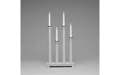 Visa Alla Adventsljusstakar|Adventsljusstakar 31-60 Cm<Konstsmide Linnea Adventsljusstake 4L 59cm Grå