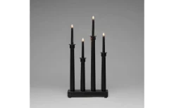 Konstsmide Linnea Adventsljusstake 4L 59cm Svart* Visa Alla Adventsljusstakar|Adventsljusstakar 31-60 Cm