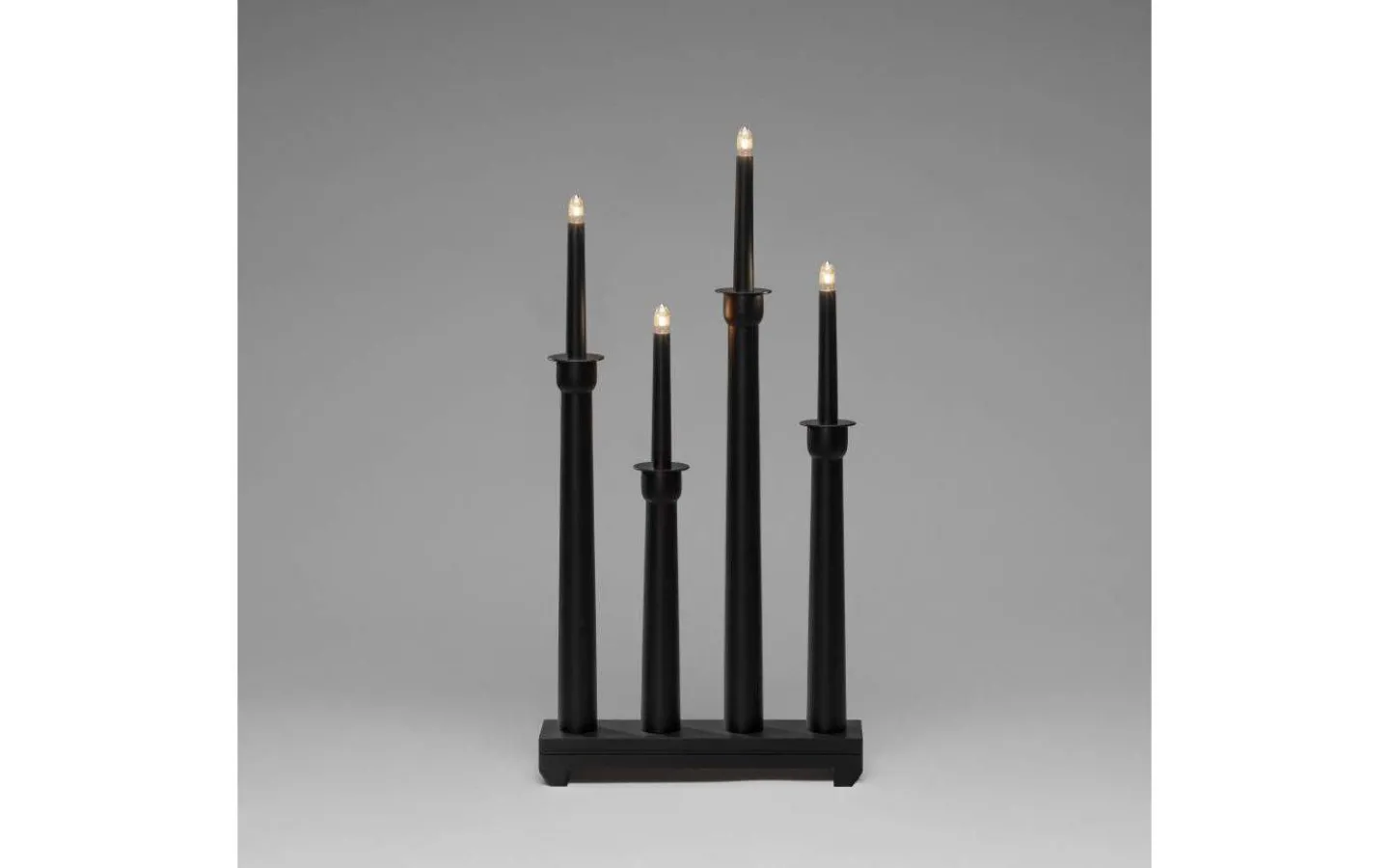 Konstsmide Linnea Adventsljusstake 4L 59cm Svart* Visa Alla Adventsljusstakar|Adventsljusstakar 31-60 Cm