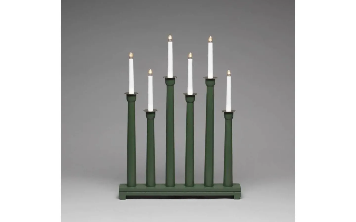Konstsmide Linnea Adventsljusstake 6L 59cm Grön* Visa Alla Adventsljusstakar|Adventsljusstakar 31-60 Cm