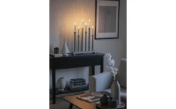 Linnea Adventsljusstake 6L 59cm Grå