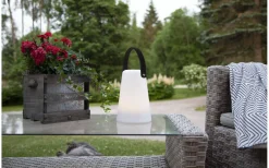 Star Trading Linterna Batteridriven Bordslampa 20cm Vit IP44* Ljuslyktor