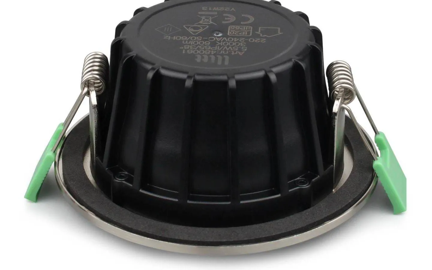 Infällda Spotlights Utomhus|230V Led Spotlights<Llitt Lisa 230V Spotlight 3000K 5,5W 3-pack Borstad Stål IP65