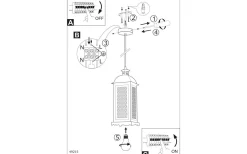 Eglo Lisburn Fönsterlampa 12,5cm Grön* Fönsterlampor