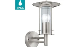 Vägglyktor<Eglo Lisio Fasadlykta Rostfritt Stål IP44