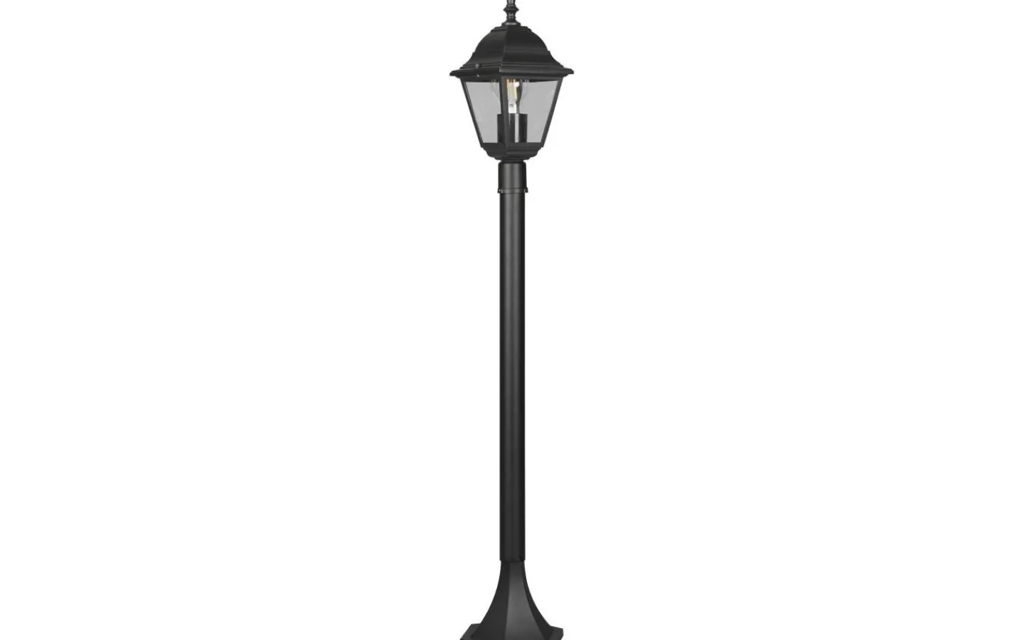 Pollare & Grindlyktor<Trio Lighting Livenza Pollare 100cm E27 mattsvart IP44