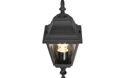 Livenza Vägglampa E27 mattsvart lykta uppåt IP44