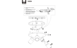 Badrumslampor Tak<Aneta Livorno Takspotlight 25cm Rund Krom IP44