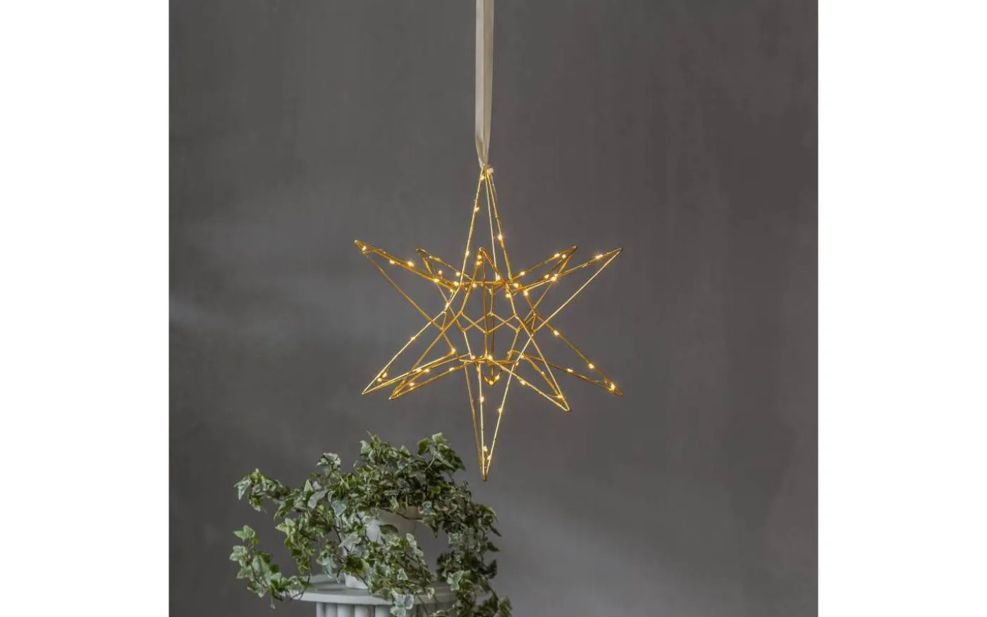 Lizzy Julstjärna 3D 47cm Guld