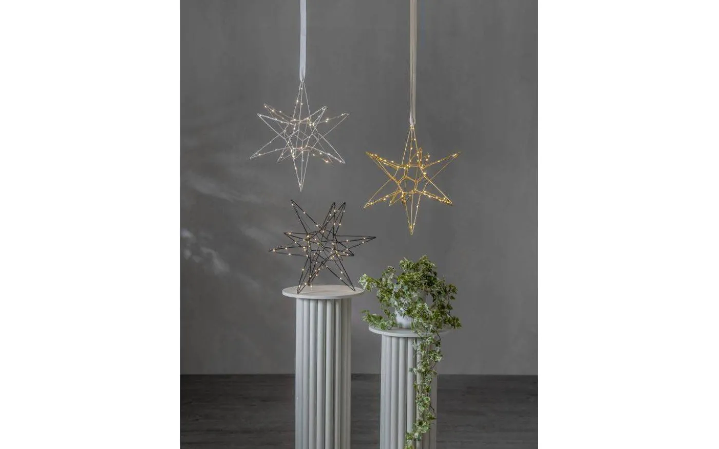 Lizzy Julstjärna 3D 47cm Guld