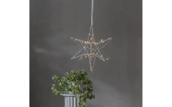Star Trading Lizzy Julstjärna 3D 47cm Silver* Visa Alla Julstjärnor|Julstjärnor Med Sladd
