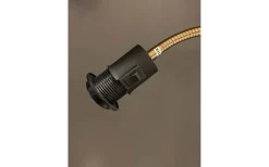 Golvfötter|Golvläslampor<Aneta Ljusdal Golvfot 140cm 3L Svart/Matt Mässing Ex. Lampskärmar