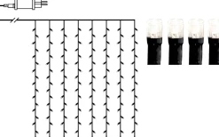 Star Trading Ljusgardin Crispy Ice White 1,3x1,3m 80LED IP44* Crispy Ice White Ljusslingor (3000K)