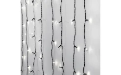 Star Trading Ljusgardin Crispy Ice White 1,3x1,3m 80LED IP44* Crispy Ice White Ljusslingor (3000K)