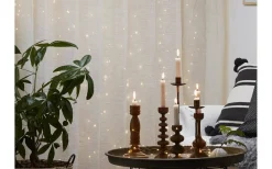 Star Trading Ljusgardin Dew Drop 1x1m Silver Inomhus* Ljusgardiner Och Istappsslingor|Dew Drop Slingor