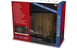 Ljusgardiner Och Istappsslingor<Konstsmide Ljusgardin Drops 200x200cm Amber IP44