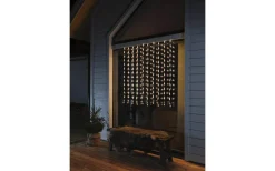 Ljusgardin Drops 140x120cm Amber IP44