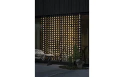 Konstsmide Ljusgardin Drops 2x2m Varmvit IP44* Julpynt Utomhus