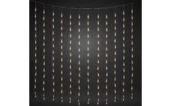 Konstsmide Ljusgardin Drops 2x2m Varmvit IP44* Julpynt Utomhus
