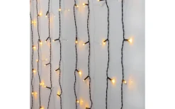 Star Trading Ljusgardin Golden Warm White 1,3x1,3m 80LED IP44* Ljusgardiner Och Istappsslingor|Ljusslingor Utomhus