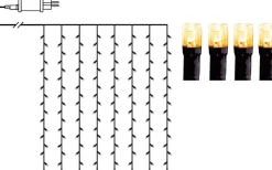 Ljusgardin Golden Warm White 1,3x2m 120LED IP44