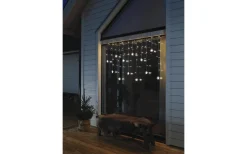 Ljusgardiner Och Istappsslingor<Konstsmide Ljusgardin Med 12st Snöflingor 140cm Varmvit IP44