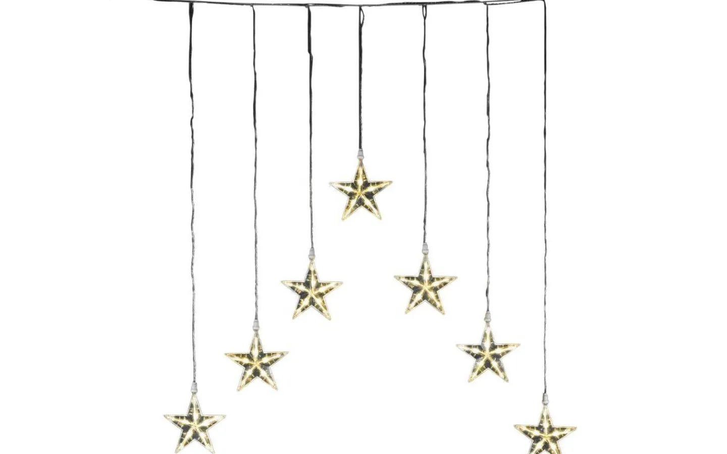 Julpynt Utomhus<Konstsmide Ljusgardin Med Stjärnor 76cm Varmvit IP44