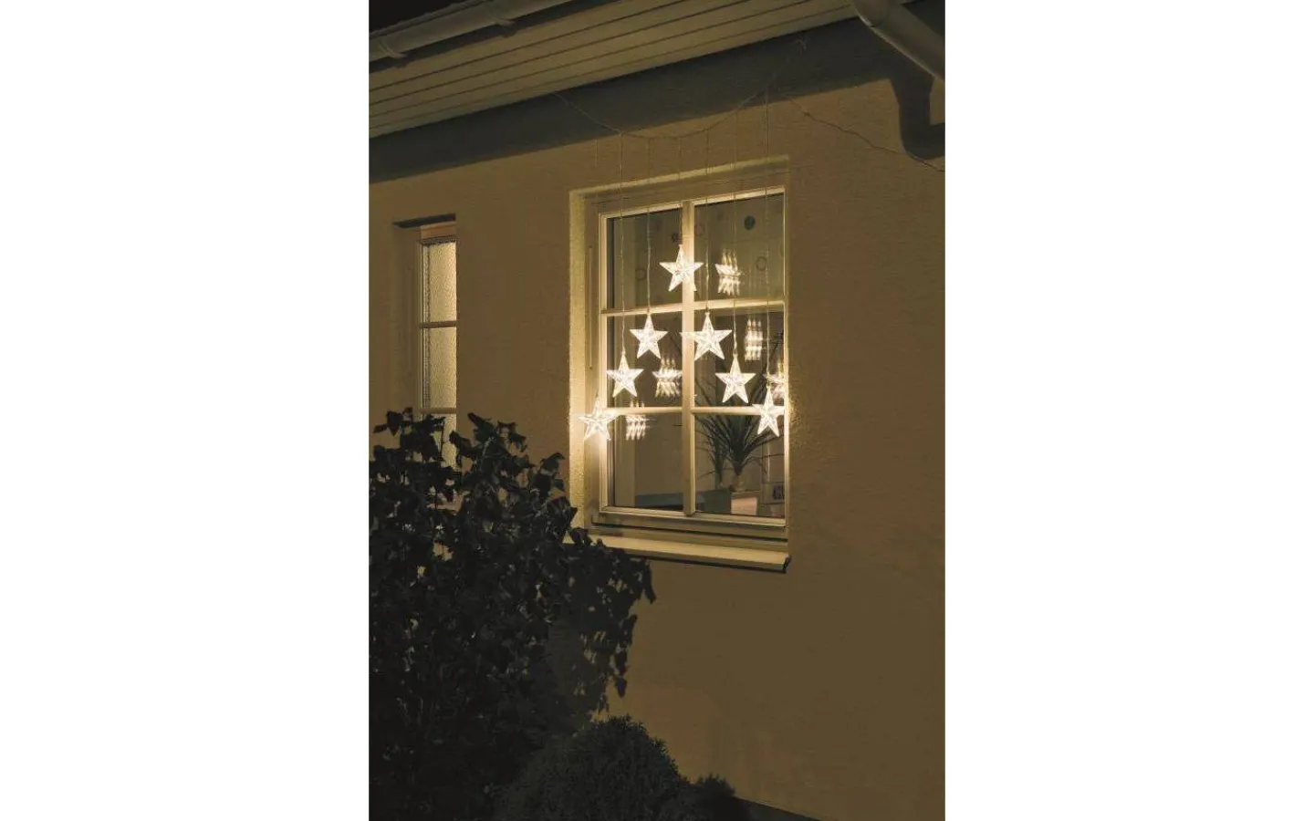 Julpynt Utomhus<Konstsmide Ljusgardin Med Stjärnor 76cm Varmvit IP44
