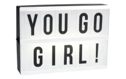 PR Home Ljuslåda LED A5 med 90 bokstäver*Barn Inomhusdekorationer Batteri|Barnrum