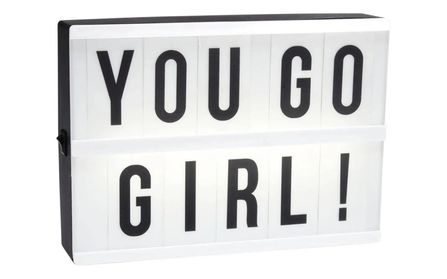 PR Home Ljuslåda LED A5 med 90 bokstäver*Barn Inomhusdekorationer Batteri|Barnrum