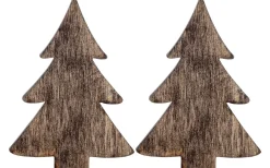 Tillbehör Till Adventsljusstakar<Star Trading Ljusmanschett Gran Brun 2-pack