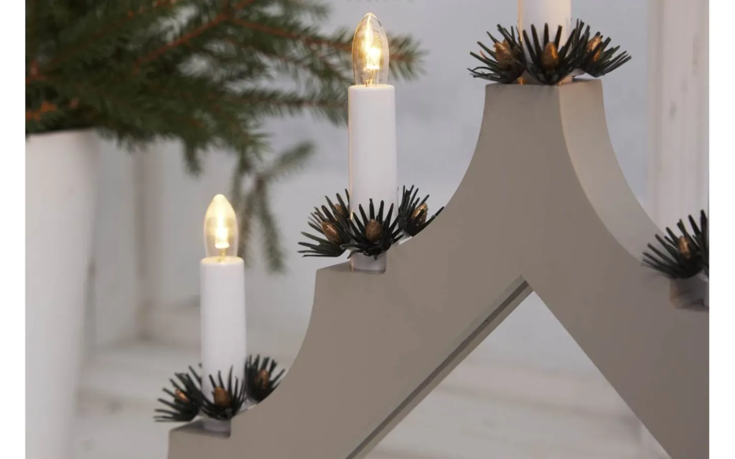 Tillbehör Till Adventsljusstakar<Star Trading Ljusmanschett Guldkottar 7-pack