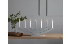 Ljusmanschett Metallhylsa Silver 7-pack