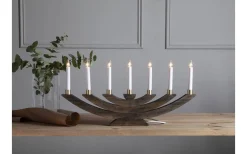 Star Trading Ljusmanschett Metallhylsa Guld 7-pack* Tillbehör Till Adventsljusstakar