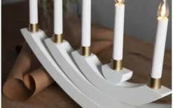 Star Trading Ljusmanschett Metallhylsa Guld 7-pack* Tillbehör Till Adventsljusstakar