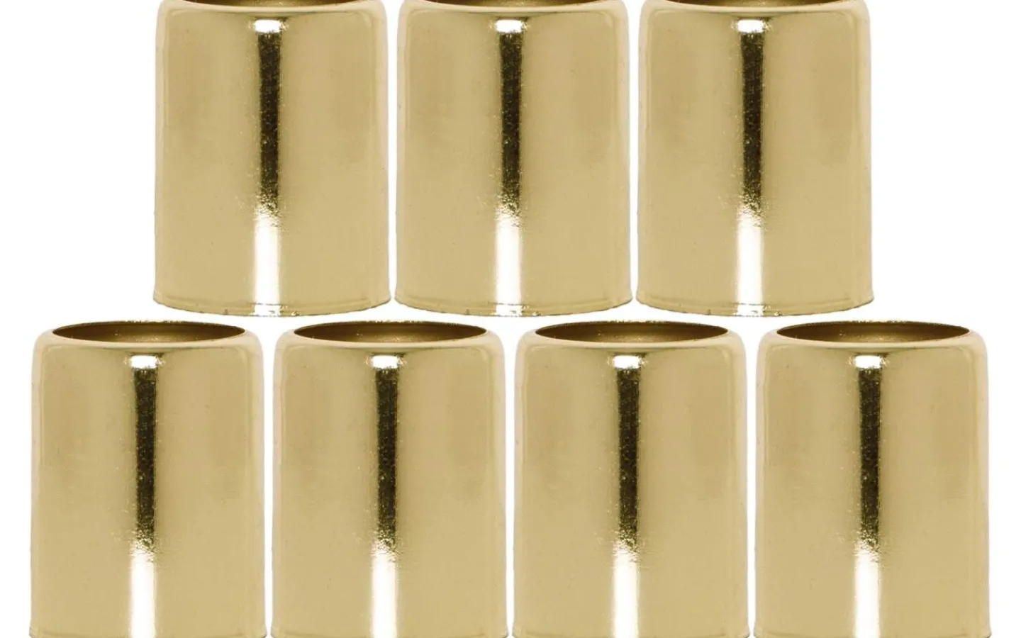 Tillbehör Till Adventsljusstakar<Star Trading Ljusmanschett Metallhylsa Mässing 7-pack